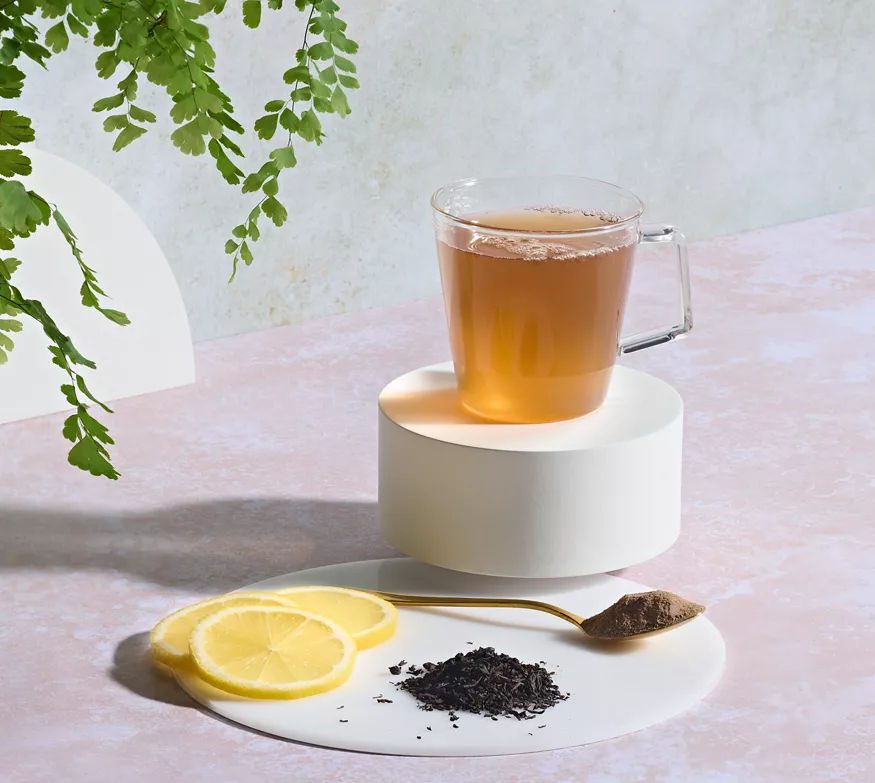 1 tasse de boissons à base de thé au citron